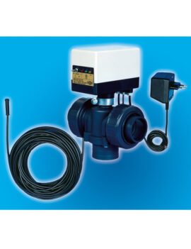 Solar control with electric valve actuator
