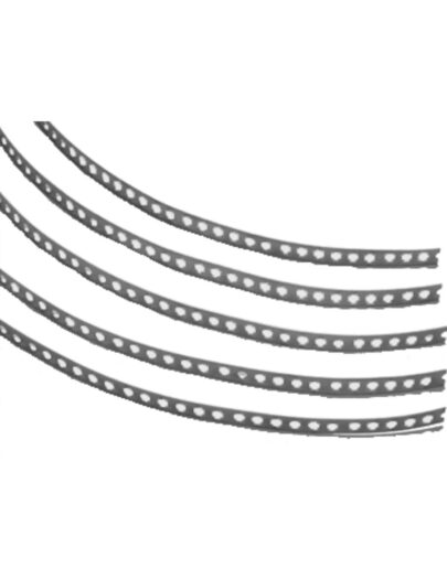 Perforated stainless steel band